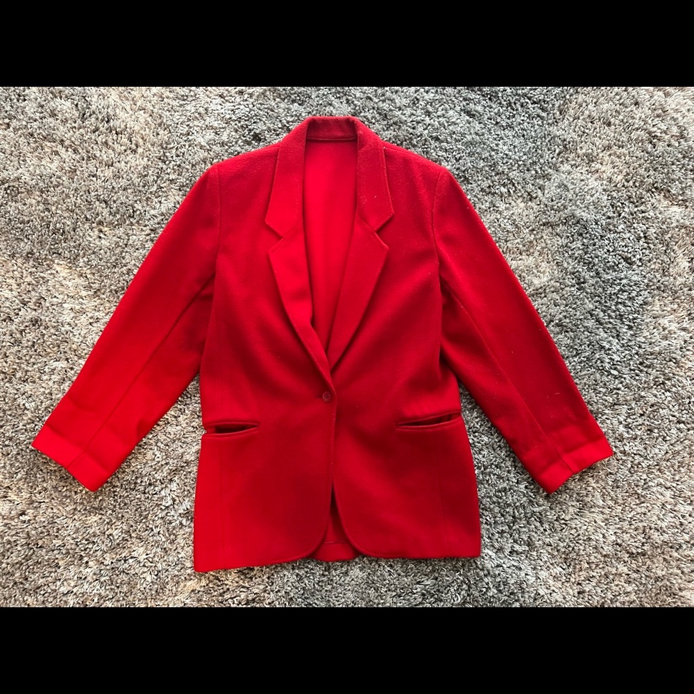 100% wool blazer